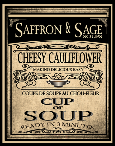 Cheesy Cauliflower Cup of Soup